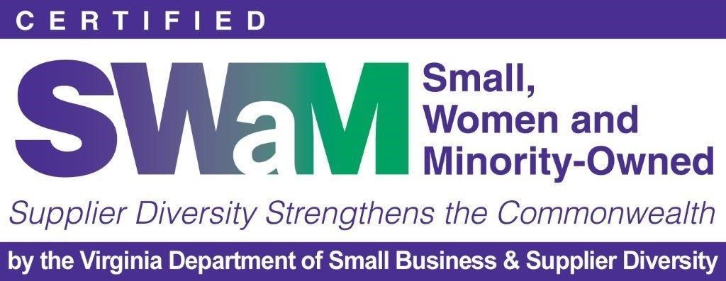 SWaM certification logo highlighting Virginia's commitment to supporting small